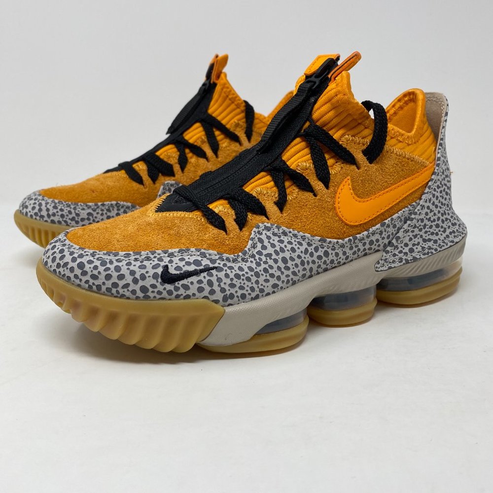 Nike Mens LeBron 16 Multicolor Round Toe Low Top Lace Up Sneaker Shoes Size US 4